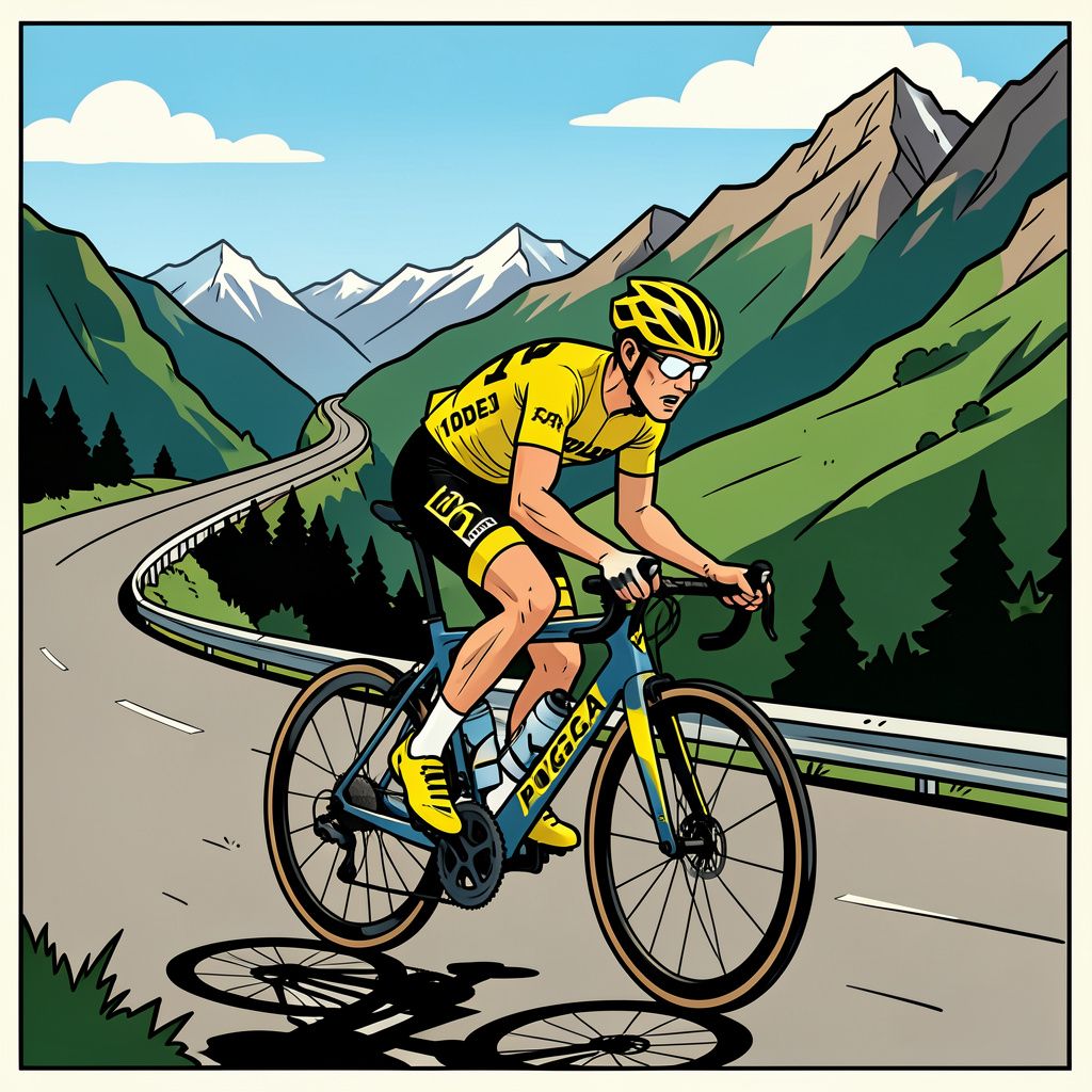 Tadej Pogačar verpulvert het legendarische klimrecord op de Alpe d'Huez.