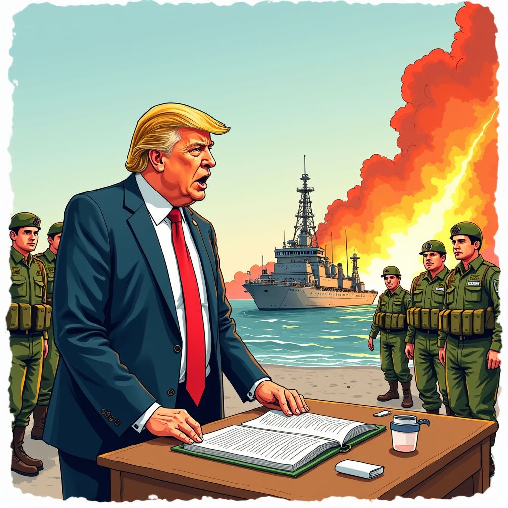 Trump krijgt militaire aanvalsplannen tegen Iran terwijl beide landen dreigen met oorlog