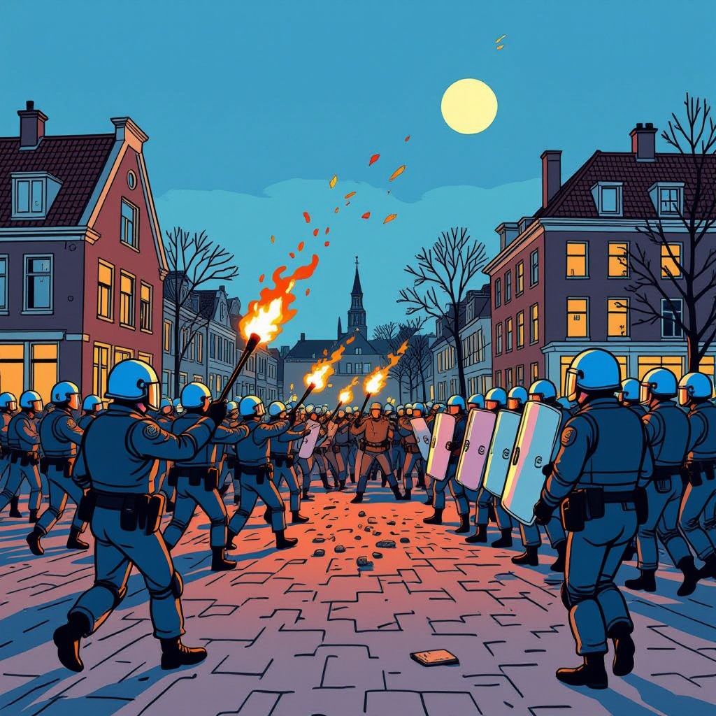 Gemeente wijkt onder druk: Loosdrecht halveert azc-plekken na dagen van rellen