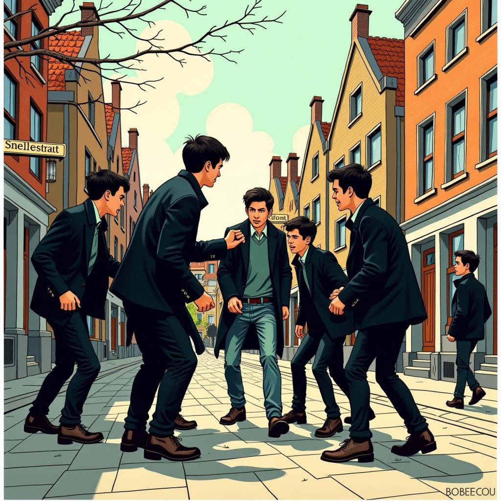 Zeven jongeren in zwarte kleding mishandelen achttienjarige tijdens carnaval in Den Bosch