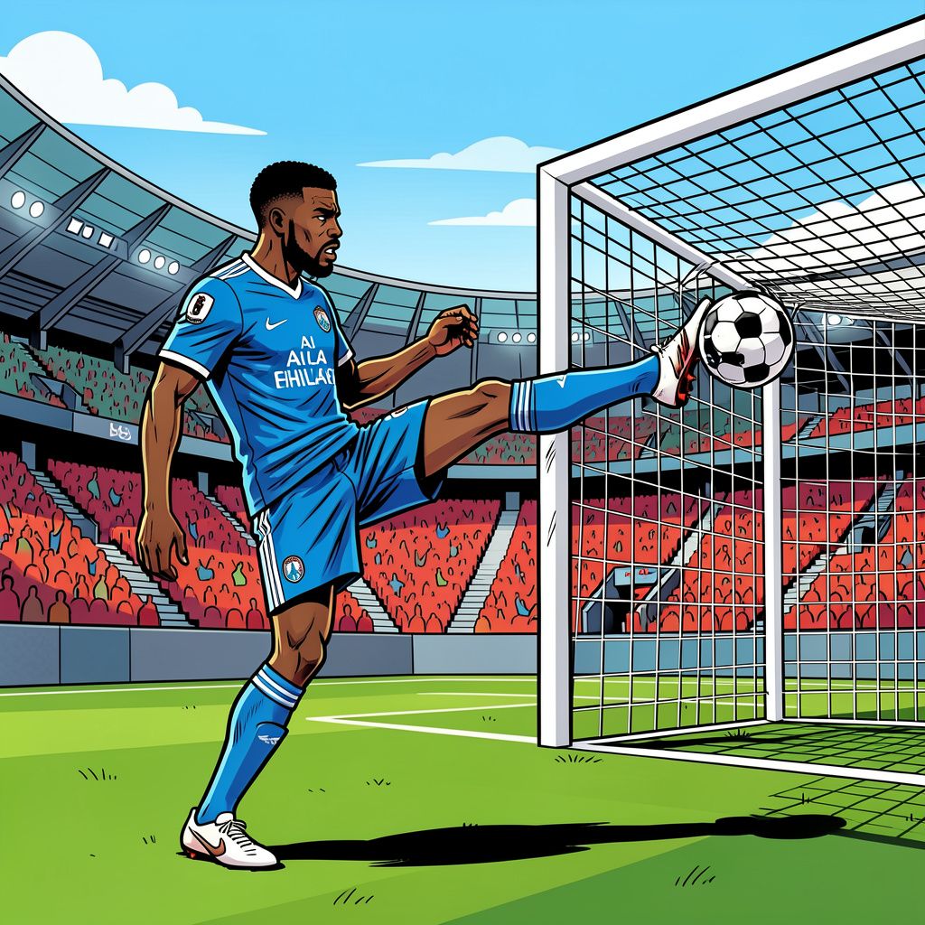 Crysencio Summerville flopt hopeloos vanaf de penaltystip met een mislukte panenka voor Al Hilal.