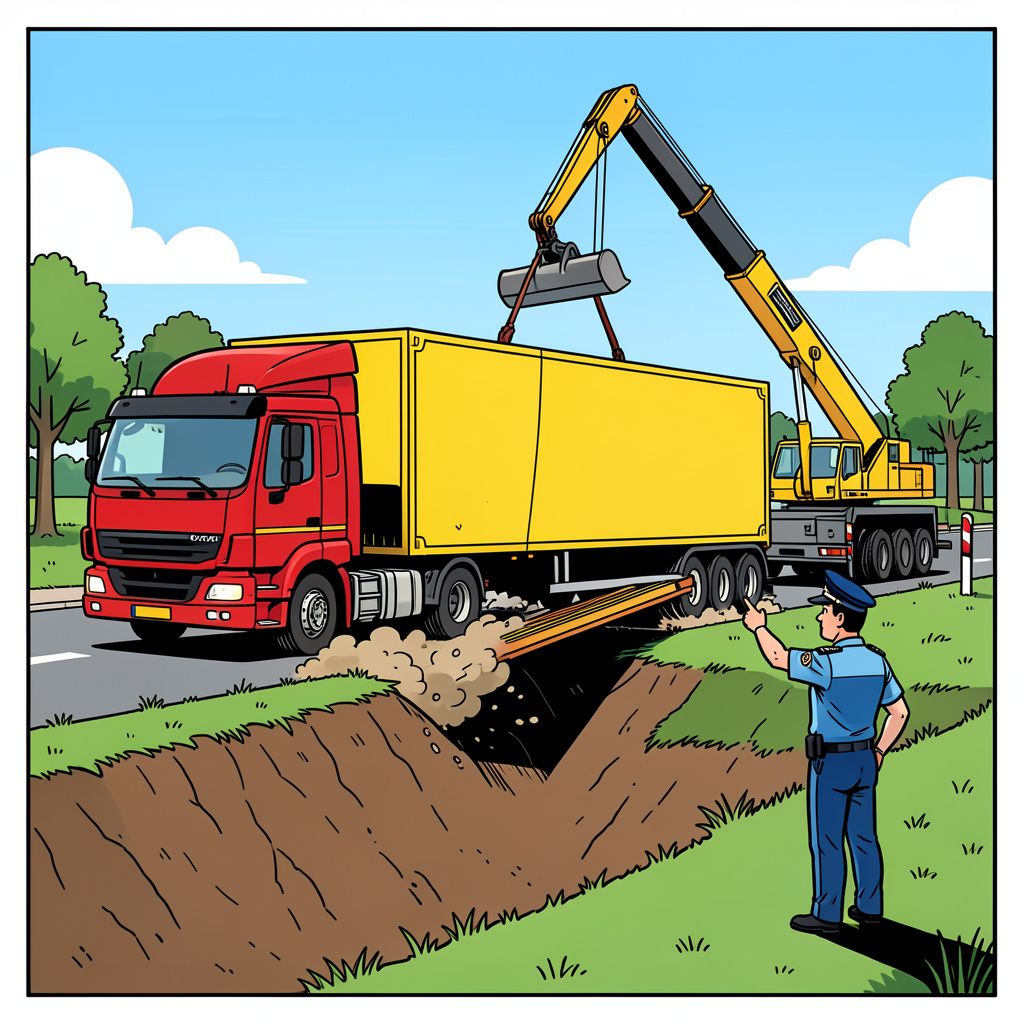 hoe een losse schroef een hele file veroorzaakte op de scherpenzeelseweg