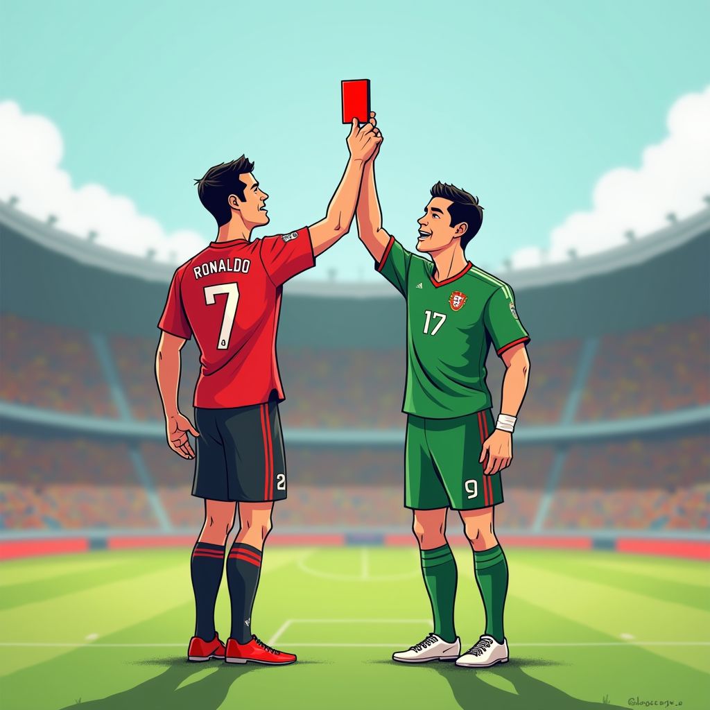 Ronaldo's eerste rode kaart in 226 interlands kan hem de WK-opening kosten