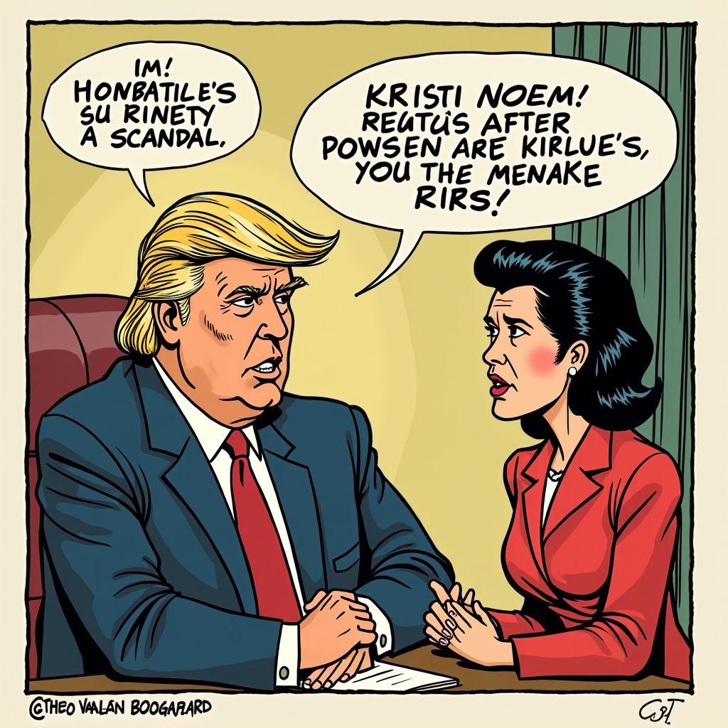 Trump ontslaat Kristi Noem na dodelijke razzia's en miljoenenscandaal