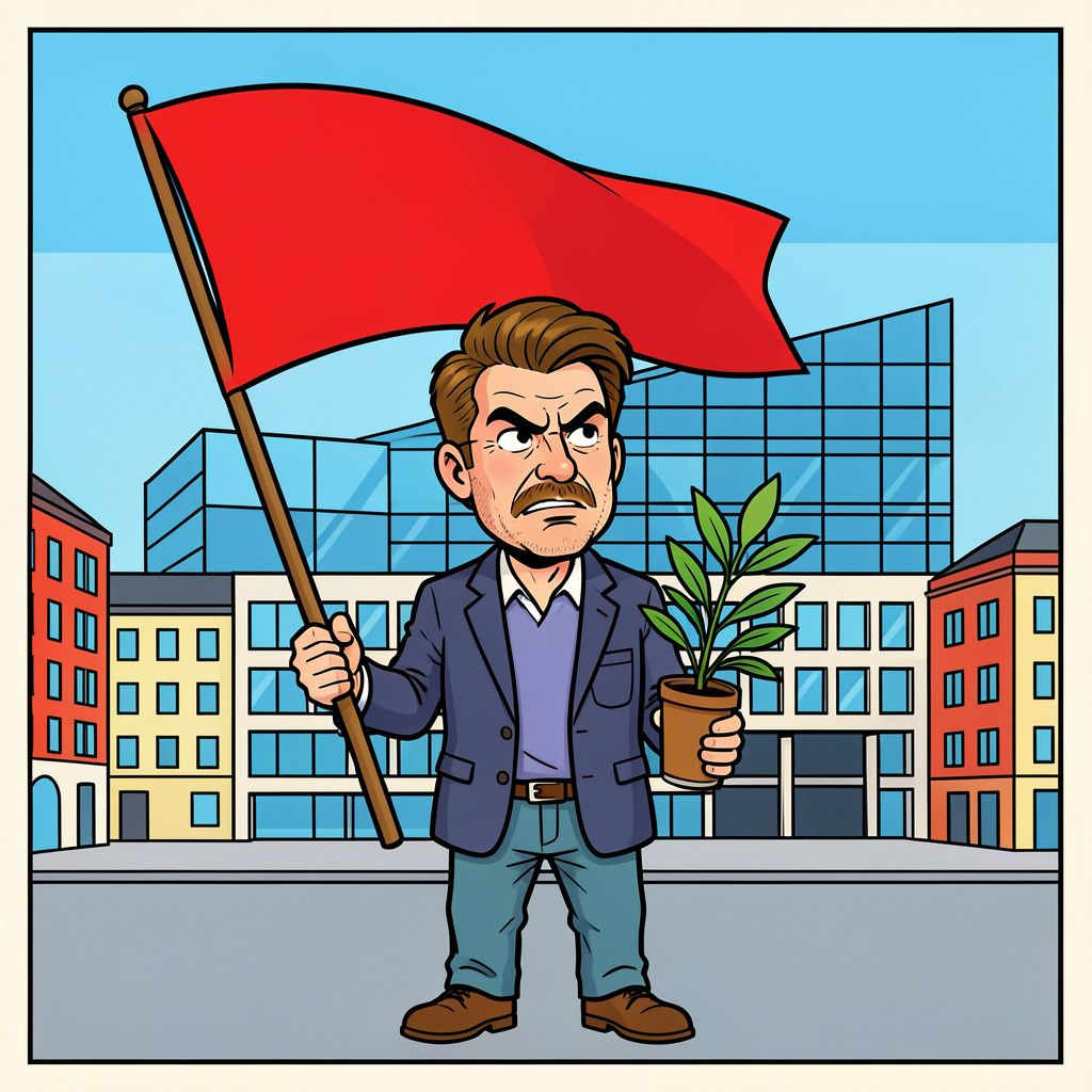 Jesse Klaver kiest voor een rode koers in Brussel en dat zorgt voor flinke discussie.