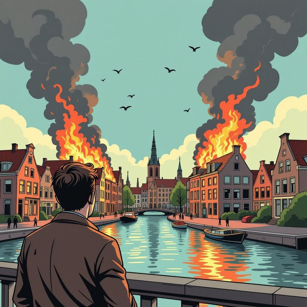 Man krijgt vier jaar cel voor verwoestende brand die historisch Arnhem in puin legde