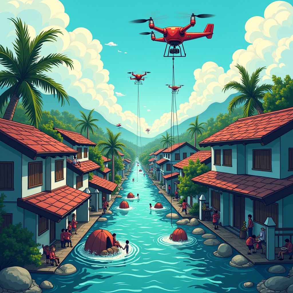 Cycloon en moesson veroorzaken meer dan 300 doden in slechts één week tijd