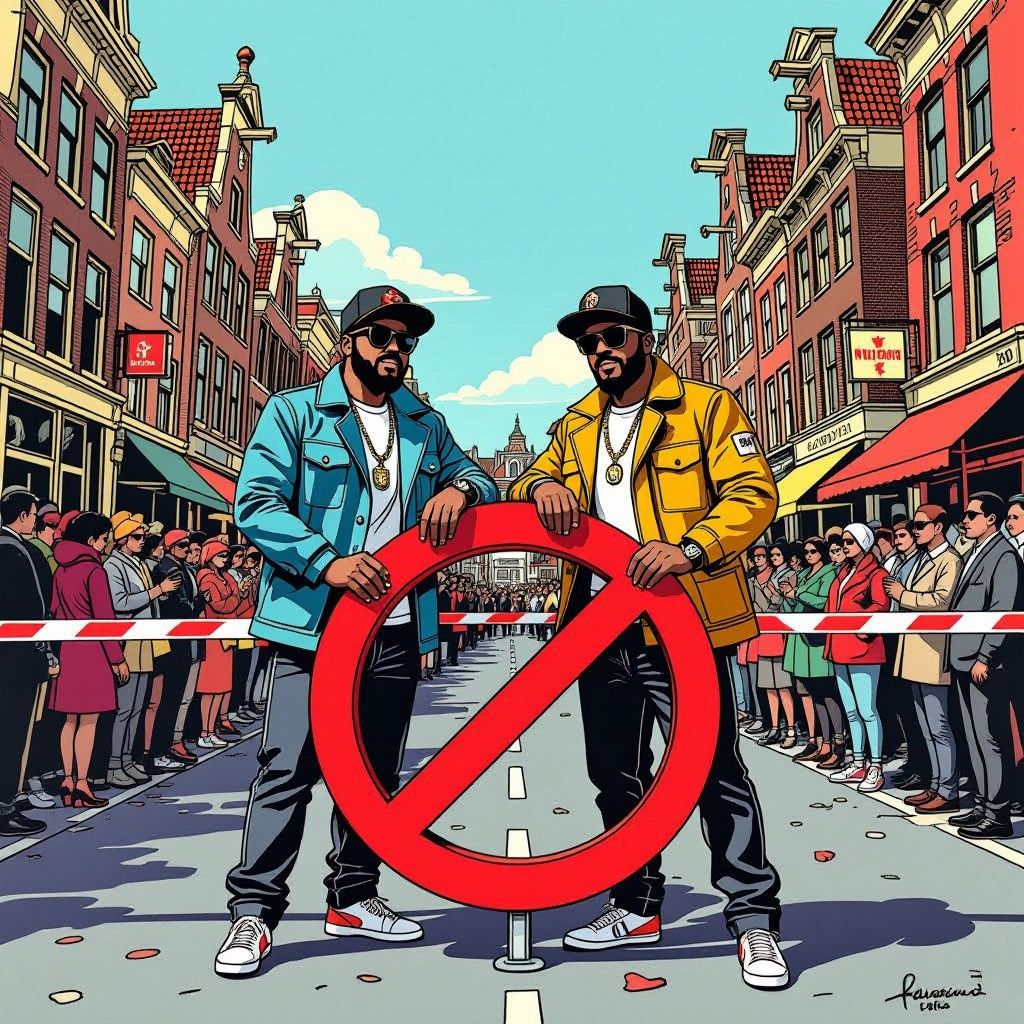 Nijmegen bant rappers Ronnie Flex en Lil' Kleine na een golf van geweld tijdens de Vierdaagsefeesten.