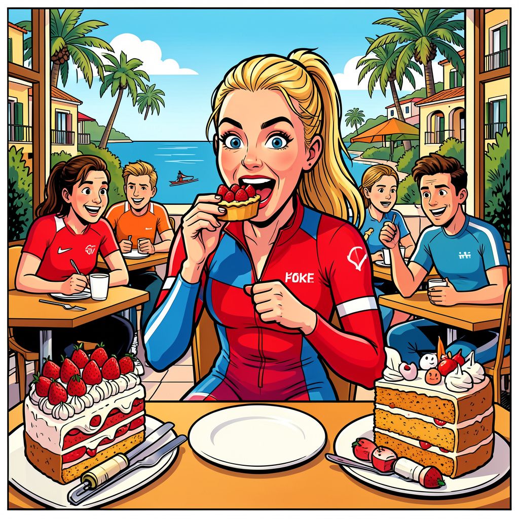femke kok smult niet alleen van gouden medailles, maar ook van taartjes – en dat is haar geheime wapen
