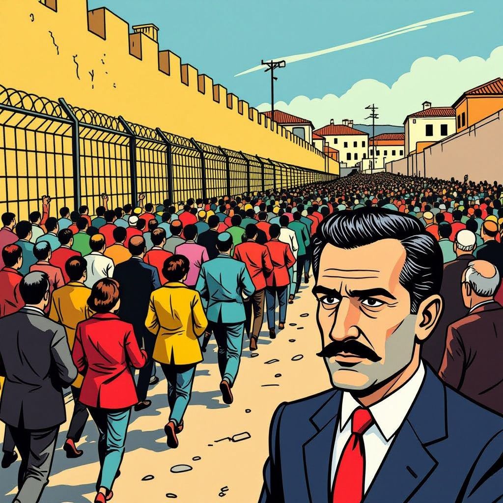 Een stormloop van zestigduizend migranten zet de Spaanse enclave Ceuta volledig op zijn kop.