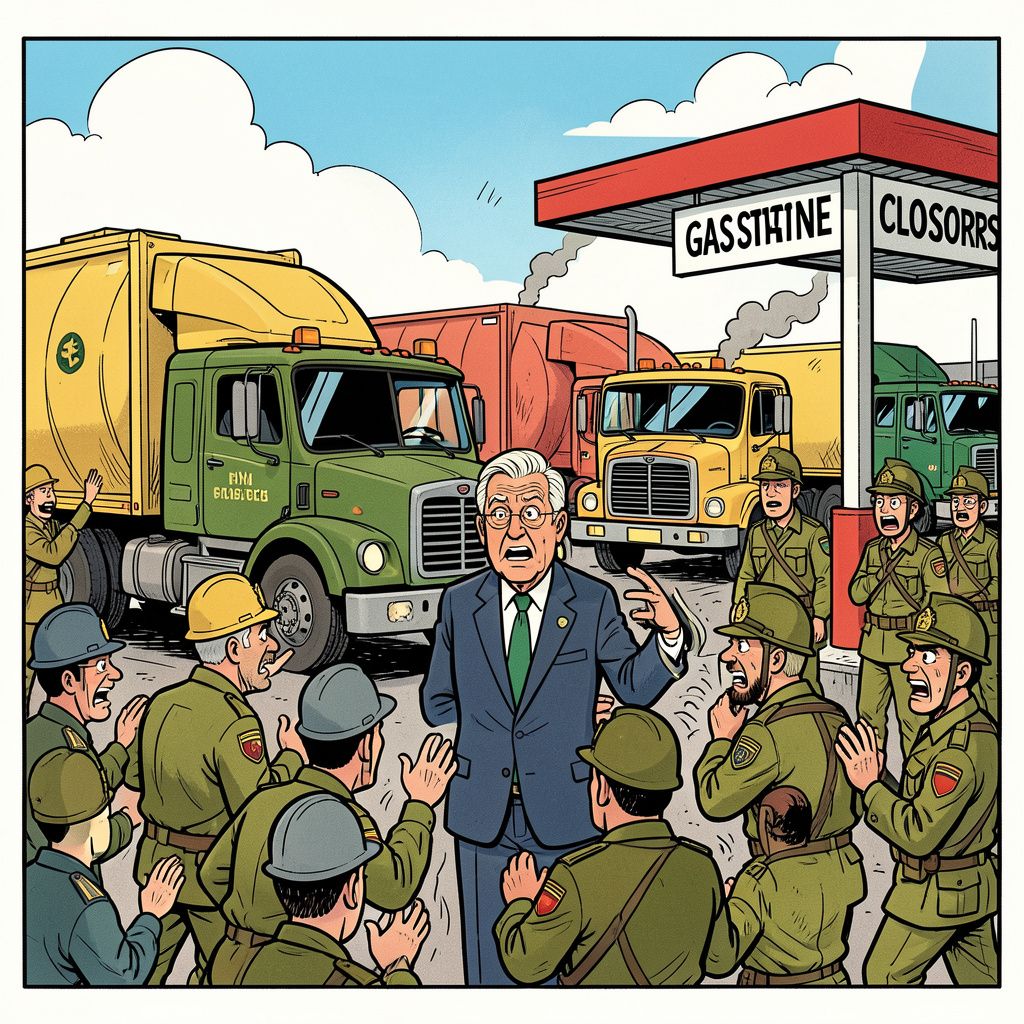 Ierland dreigt brandstof te weigeren terwijl protesten het land lamleggen