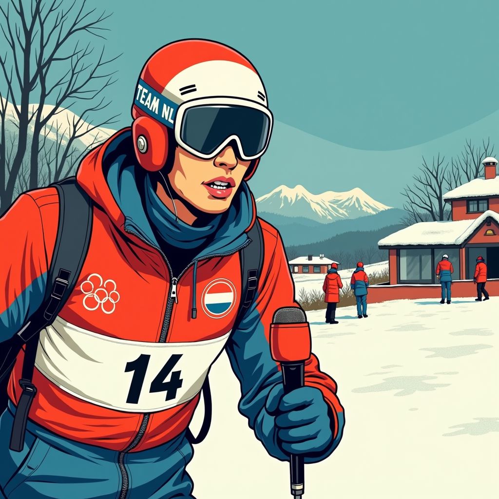 Zwemlegende Ranomi Kromowidjojo ruilt het zwembad in voor de microfoon bij de winterspelen in Italië