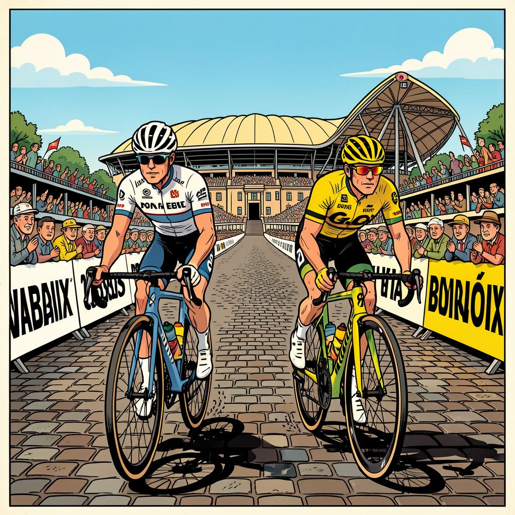 Van der Poel jaagt zondag op historisch vierde Parijs-Roubaix op rij tegen Pogačar