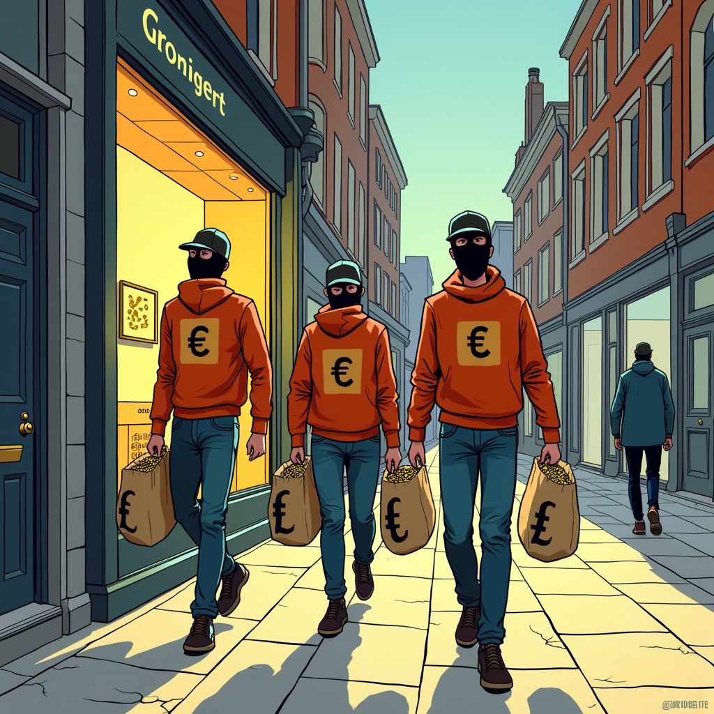 Drie jongens pakken tienduizenden euro's buit bij overval juwelier Groningen