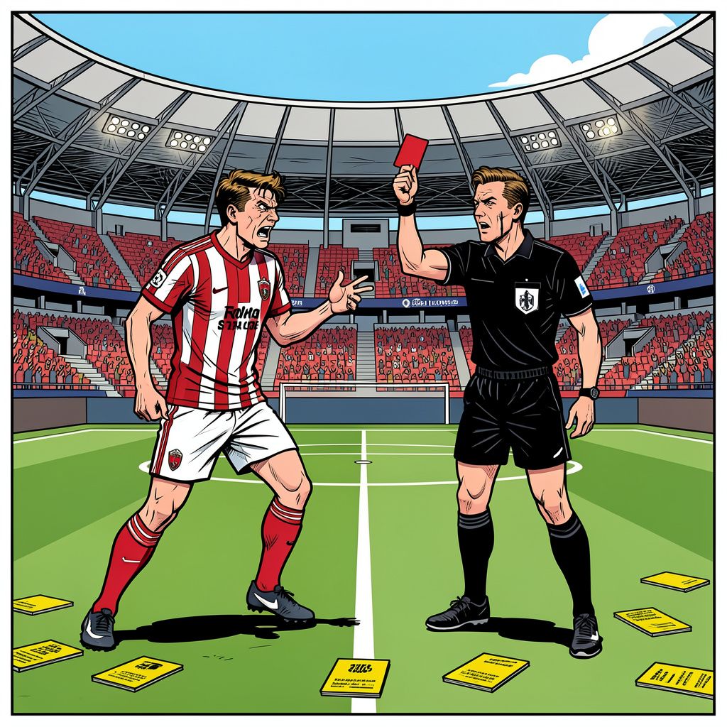 Woedend Rode Ster Belgrado dient klacht in bij UEFA na een kaartenregen van Danny Makkelie.