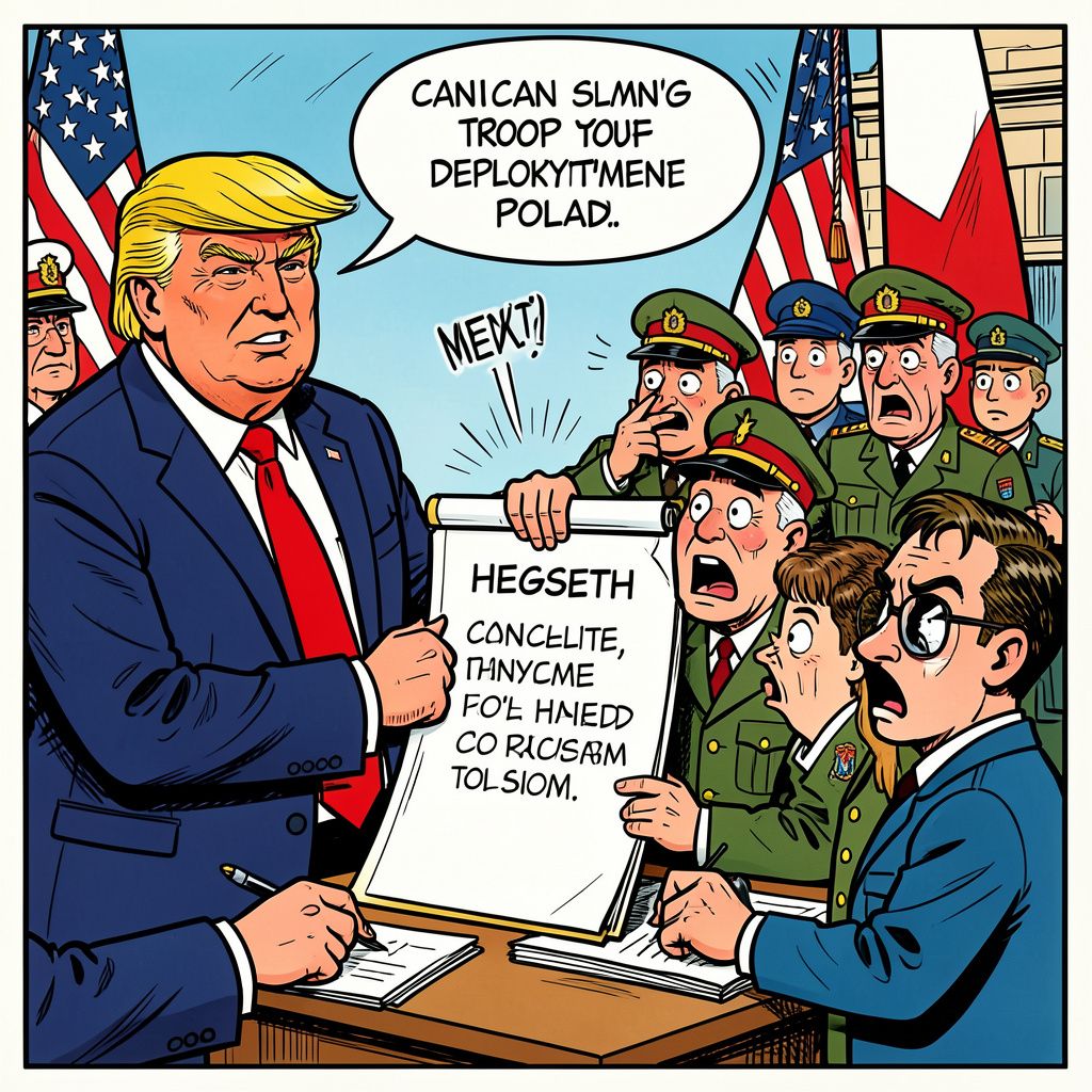 Amerika stopt plotseling met troepenuitzendingen naar Polen terwijl Europa militaire steun verliest