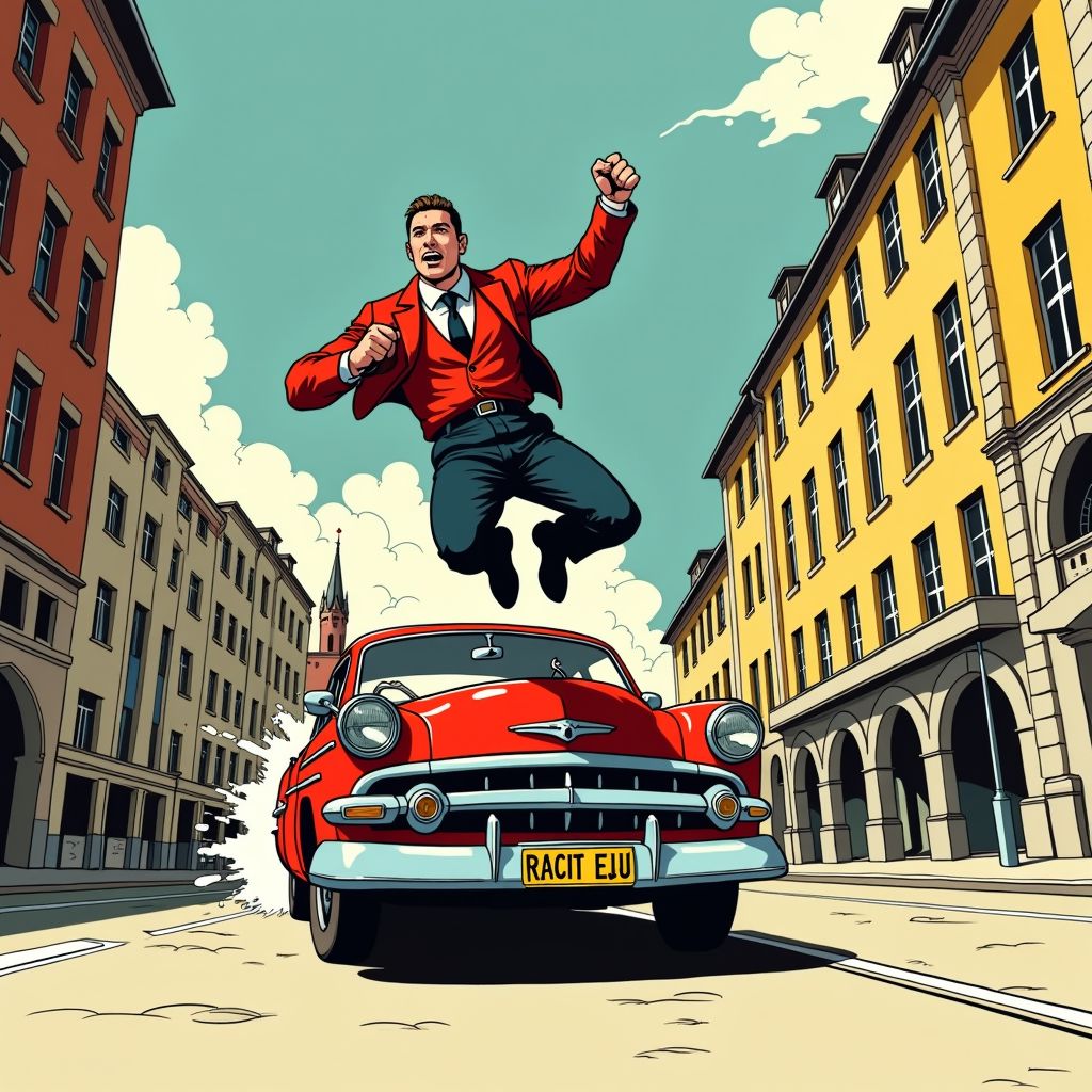 Nederlandse crimineel springt uit rijdende auto tijdens wilde achtervolging in Wenen