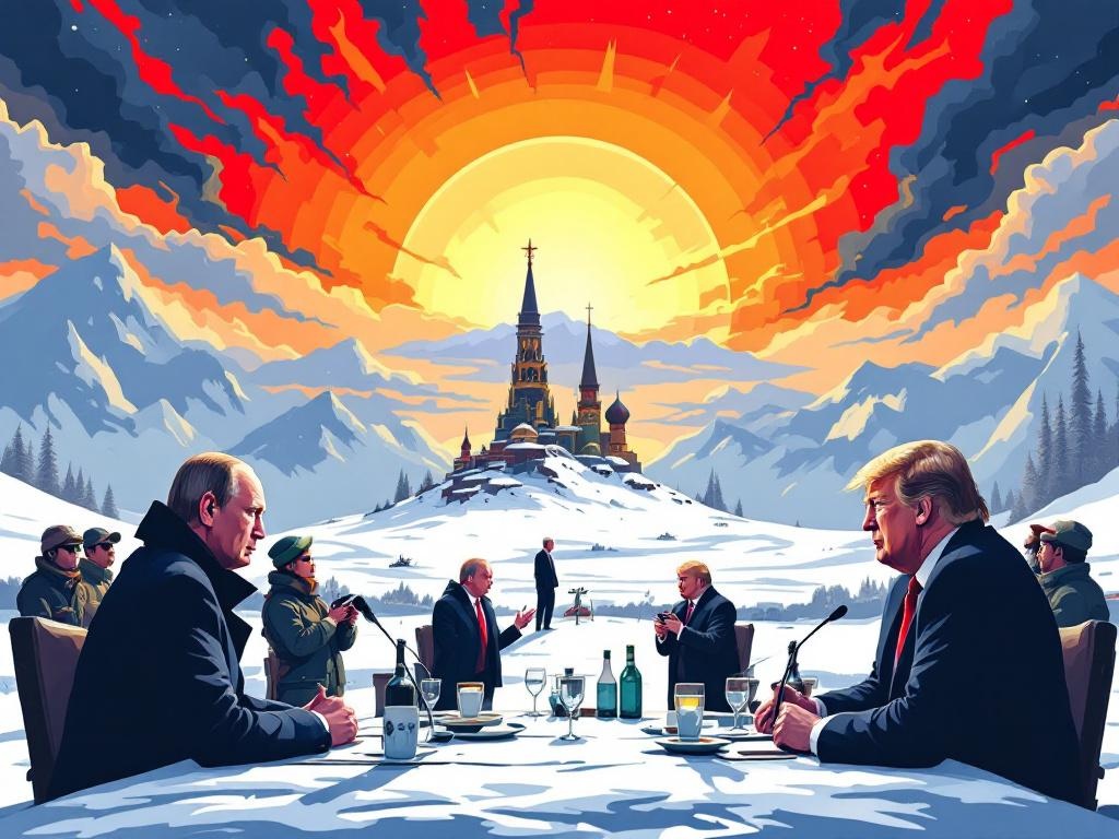 Poetin en Trump in Alaska: Broos Vredesoverleg met Nucleaire Schaduw