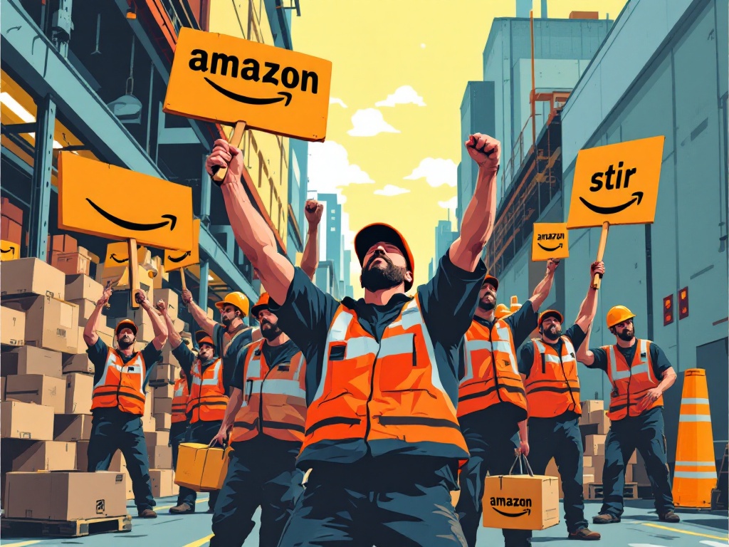 Amazon Medewerkers Staken Massaal Tegen Slechte Arbeidsvoorwaarden