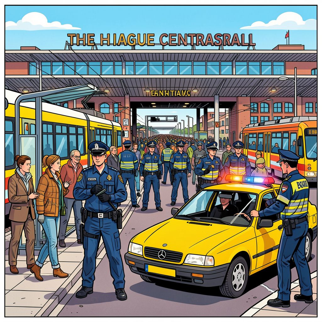 Een grote controleactie rond Haagse stations zet tientallen overtreders direct buitenspel.
