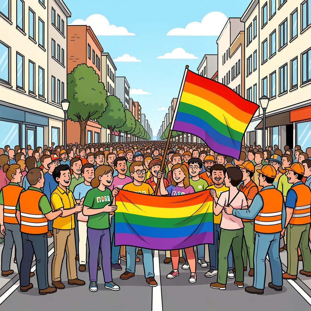 De Tilburgse Pride Walk stuurde uitgerekend het COC weg vanwege een grote regenboogvlag.