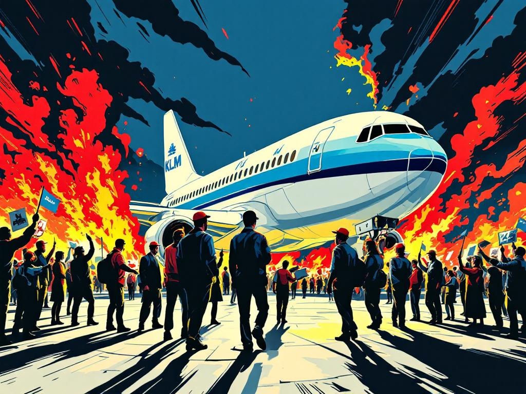 KLM geeft toe na jaar van stakingen en rechtszaken