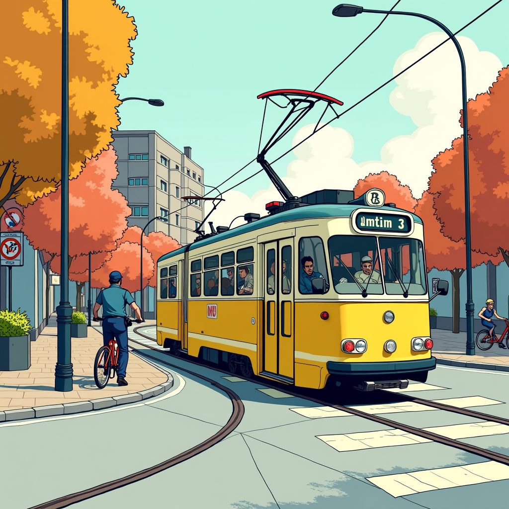 Fietser overlijdt na botsing met tram op kruising in Den Haag