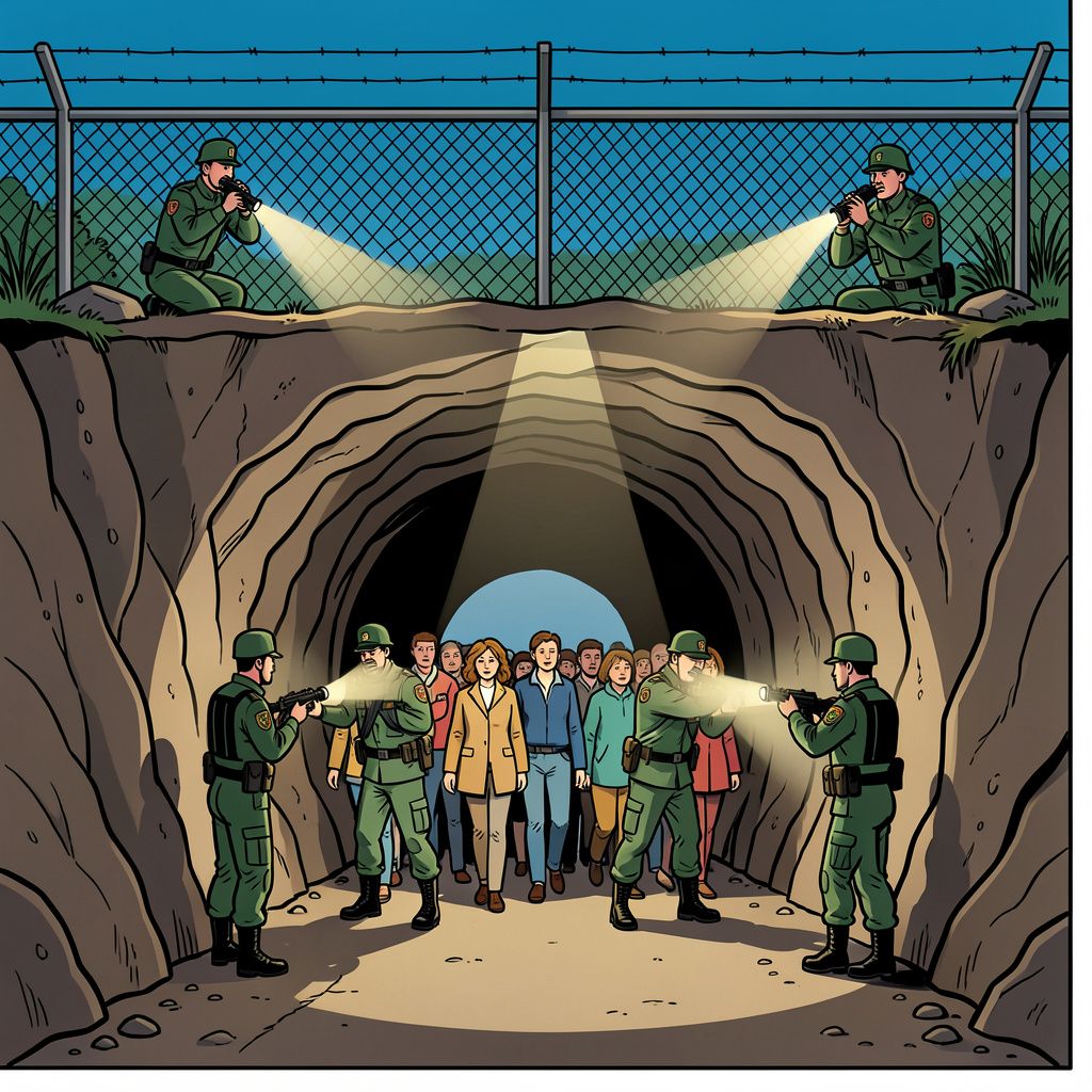 Letland ontdekt alweer een gecamoufleerde migrantentunnel onder de grens met Belarus.
