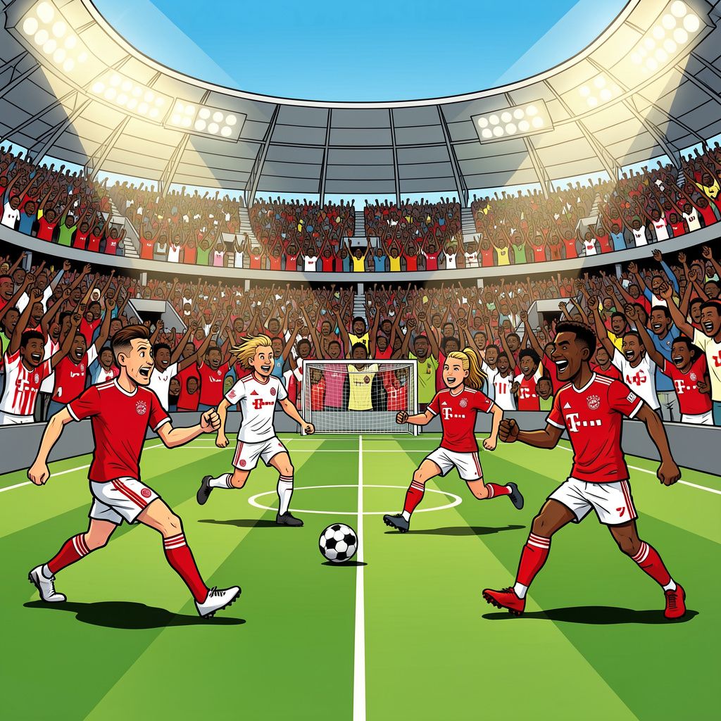 Ajax en Bayern München wijden nieuw Keniaans megastadion in met een spectaculair oefenduel.