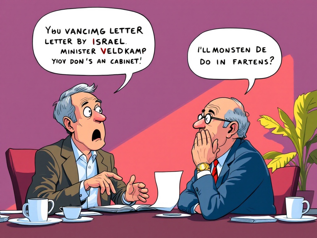 Minister Veldkamps Israël-brief verrast PVV-top