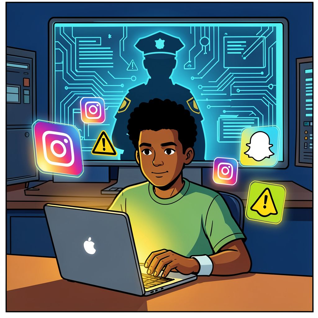 De politie jaagt nu met AI-video's op jonge hackers via Instagram en Snapchat.