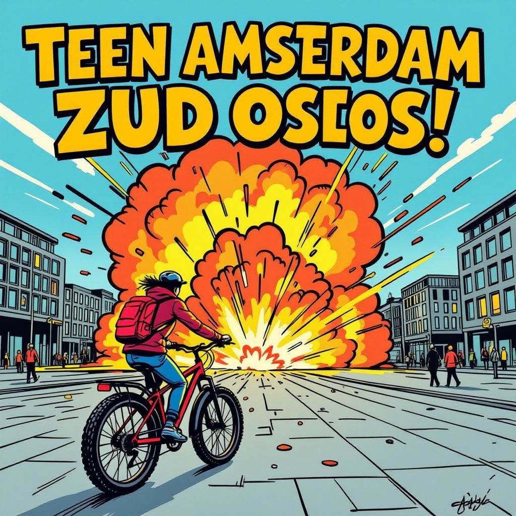 Tiener uit Uithoorn opgepakt voor terroristische aanslag op Zuidas met fatbike