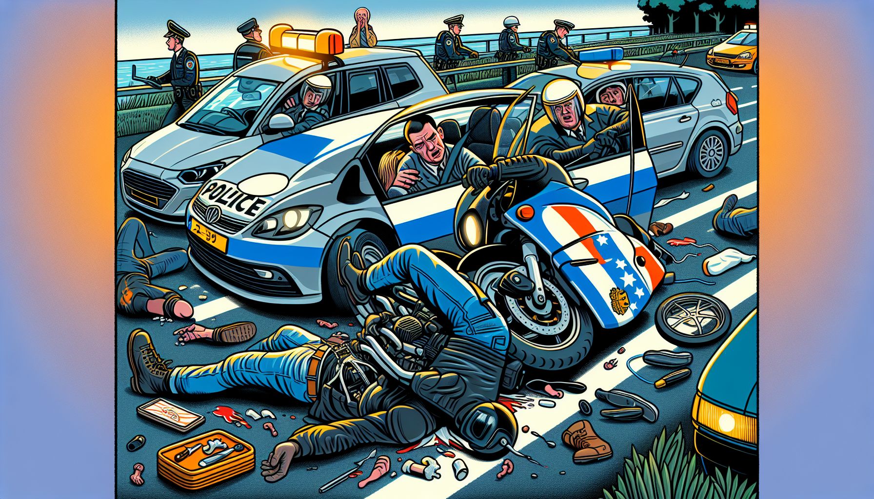 Dodelijk motorongeluk na politieachtervolging in Amsterdam