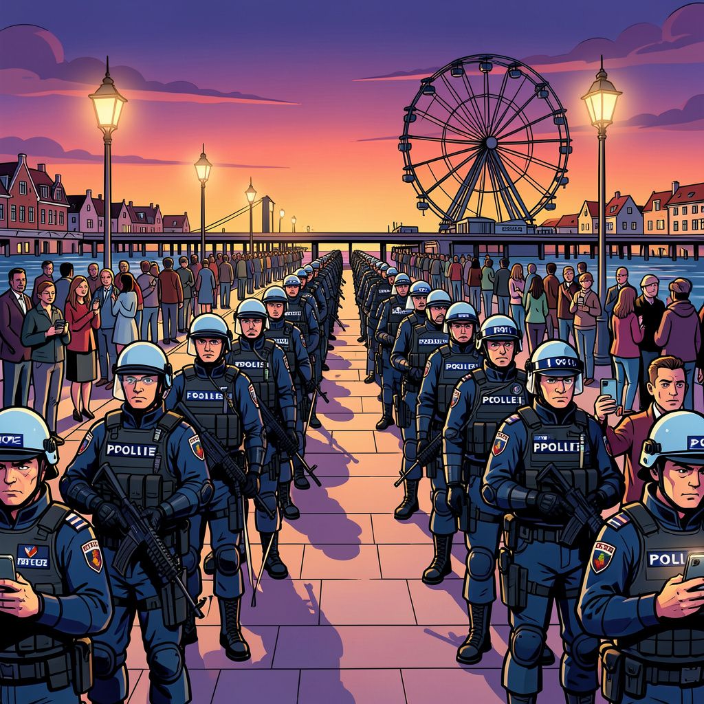 Politie zet massaal in op Scheveningen omdat sociale media exact een jaar na zware rellen weer oproept tot feesten