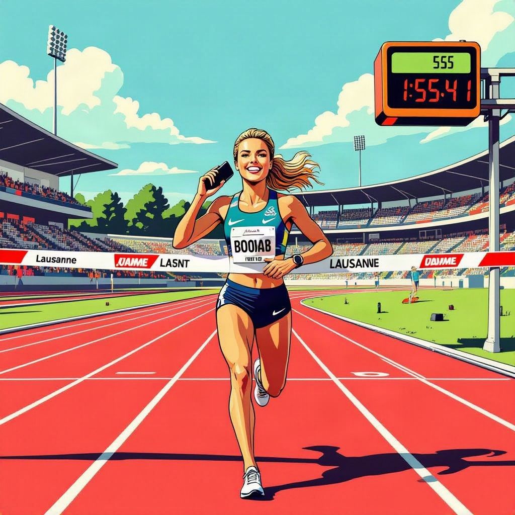 Femke Broeders-Bol verpulvert het legendarische Nederlandse record op de 800 meter in Lausanne.