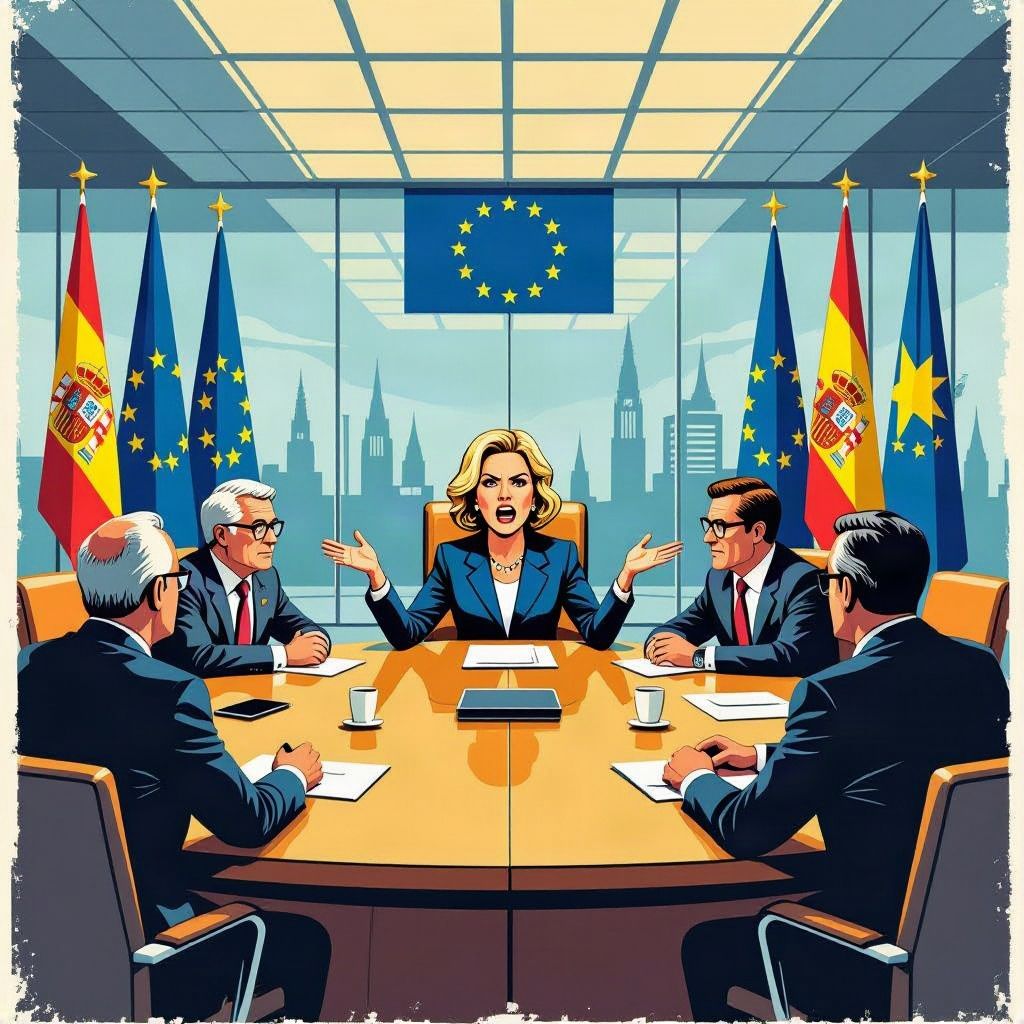 Europese leiders botsen hard op de top in Brussel over het migratiebeleid.