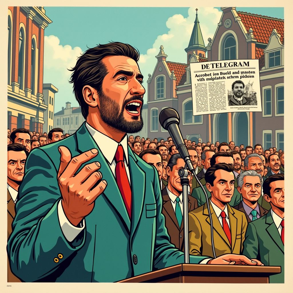 Amsterdamse fietsenmaker schopt eigen glazen in met antisemitische speech op de Dam