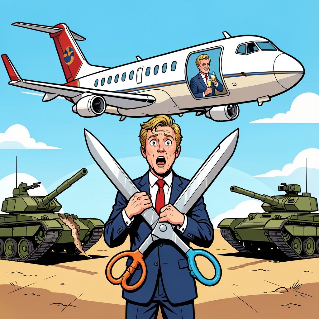 Defensie geeft 1,8 miljoen euro uit aan privéjets terwijl het mes in de begroting gaat