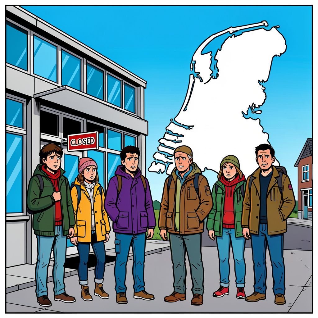 Lhbti-vluchtelingen in Ter Apel vrezen voor hun leven omdat gemeenten weigeren veilige opvang te bieden.