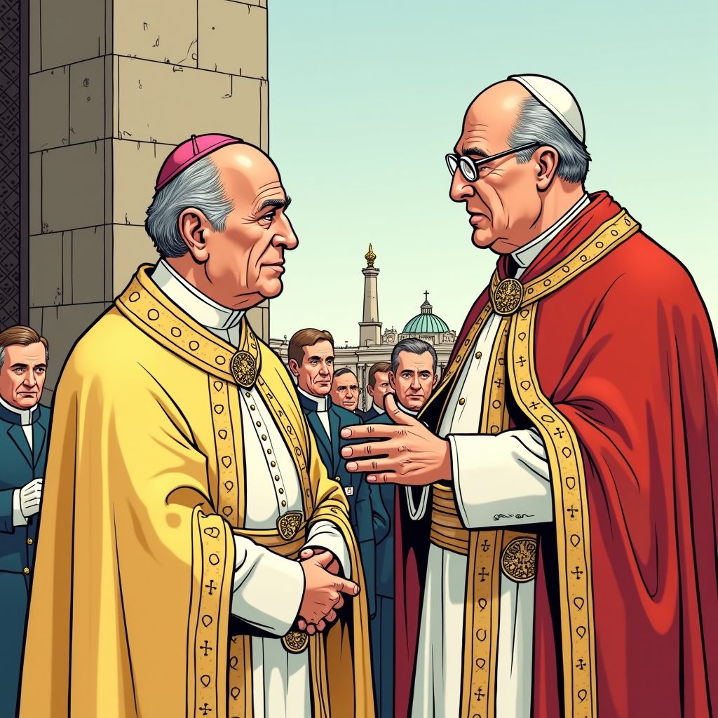 Prins Albert van Monaco verschijnt met mysterieus litteken tijdens historische ontmoeting met paus Leo XIV