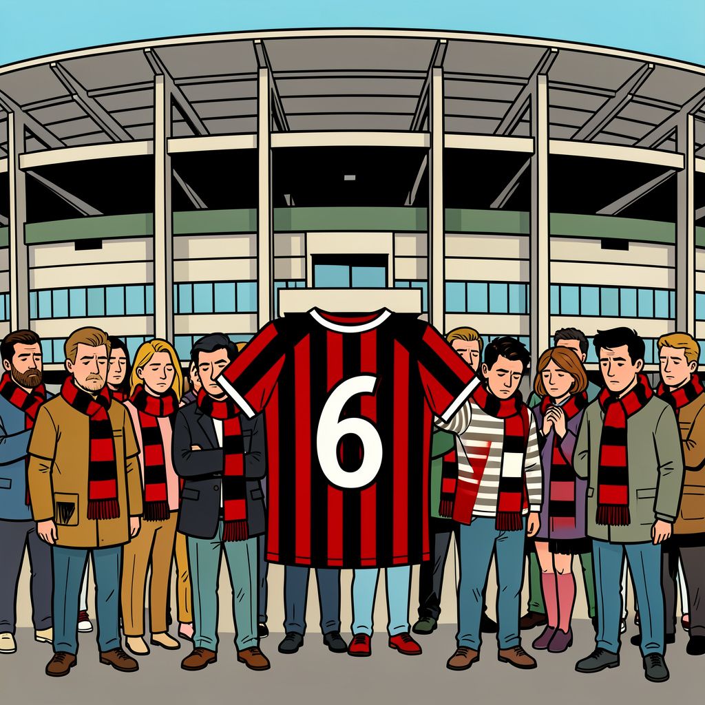 Milaan huilt om het verlies van de legendarische aanvoerder Franco Baresi.