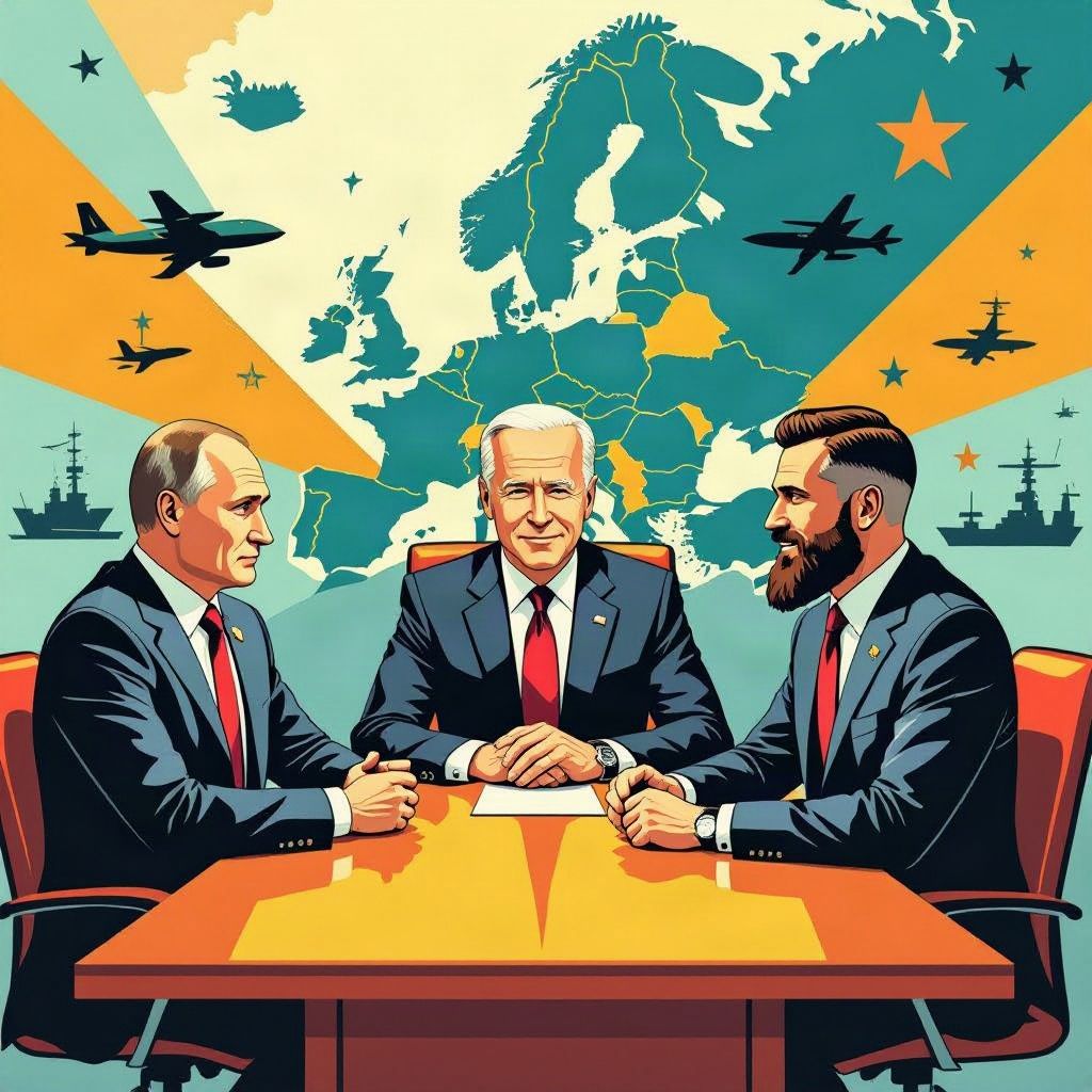Rusland start weer driehoeksoverleg met Oekraïne en de Verenigde Staten.