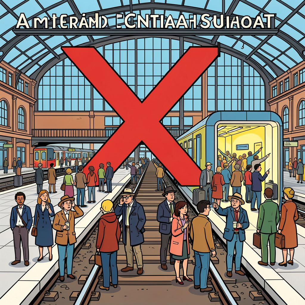 Amsterdam Centraal gaat op zaterdag 3 oktober helemaal op slot voor een grote verbouwing.