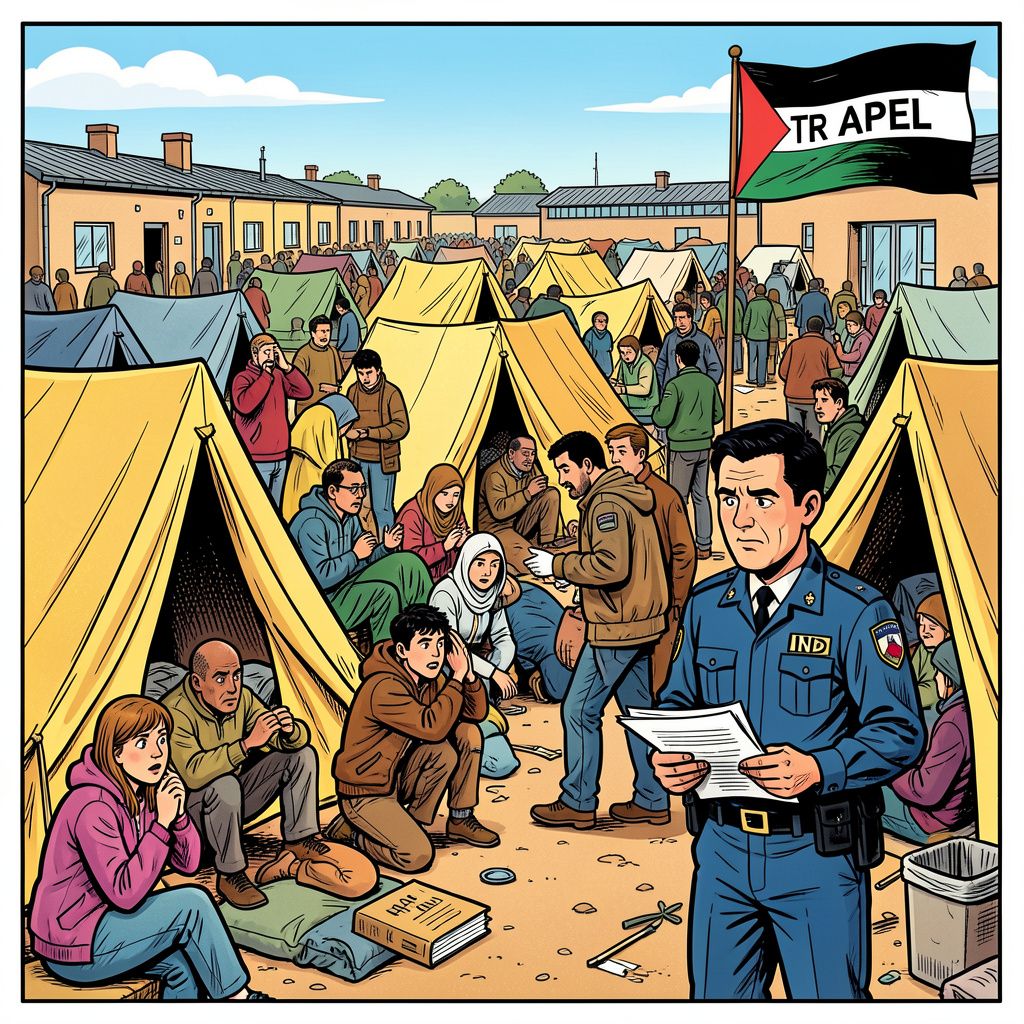 Palestijnse asielzoekers zorgen voor chaos in Ter Apel door onduidelijke nationaliteit