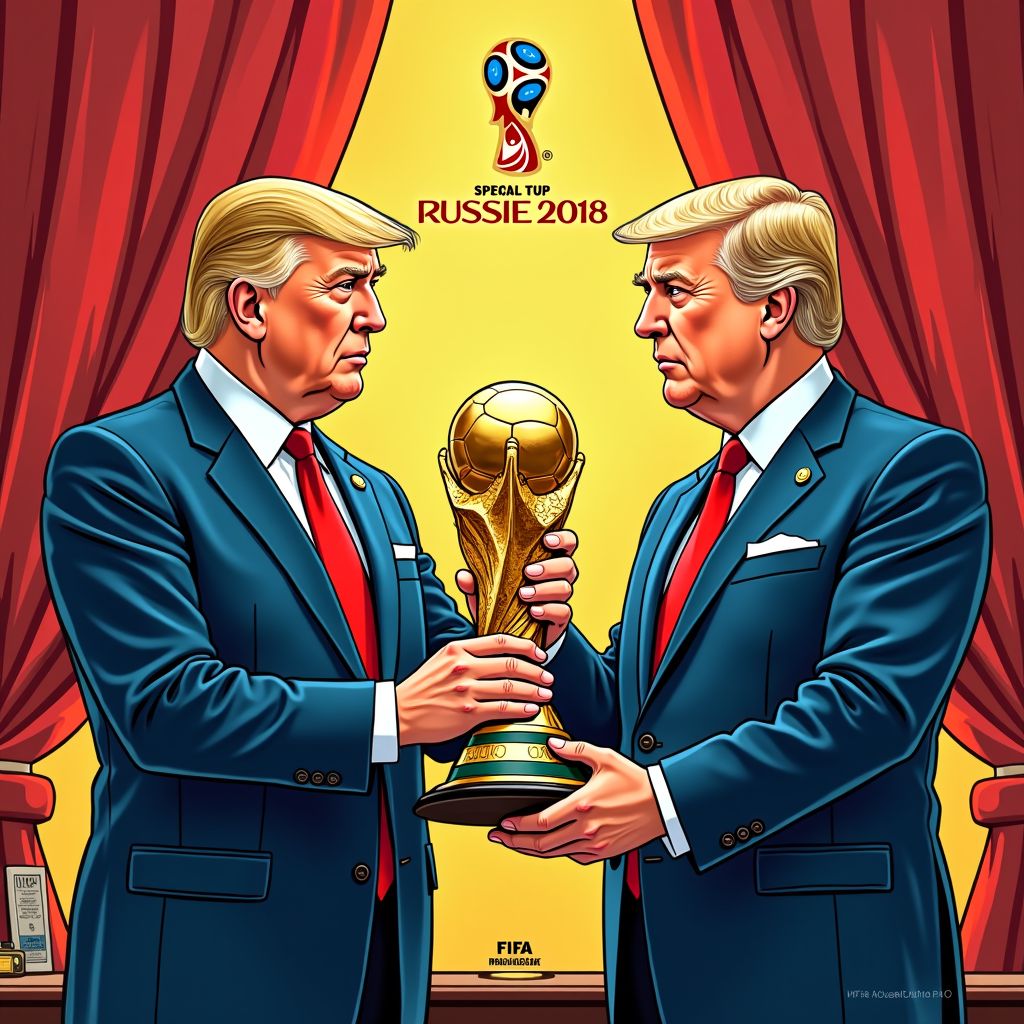 Trump krijgt vredesprijs van FIFA tijdens WK-loting terwijl kritiek op wereldvoetbalbond groeit