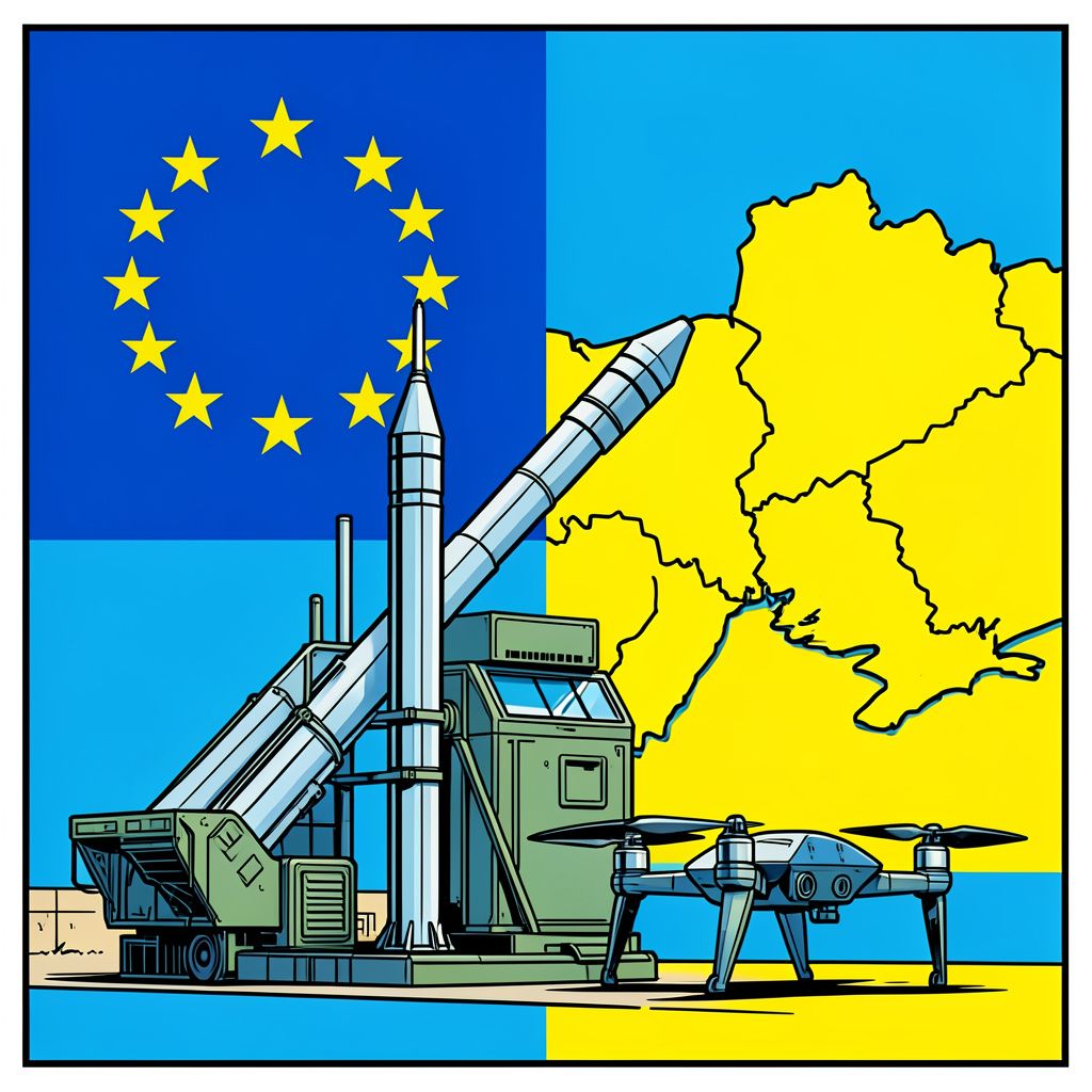 De Europese Unie trekt ruim zes miljard euro extra uit voor de luchtverdediging van Oekraïne.