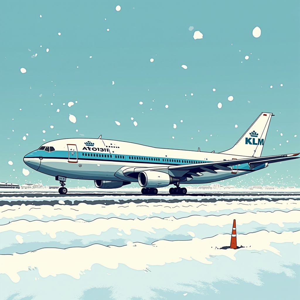 Schiphol draait op twee banen terwijl honderden vluchten sneuvelen door winterchaos