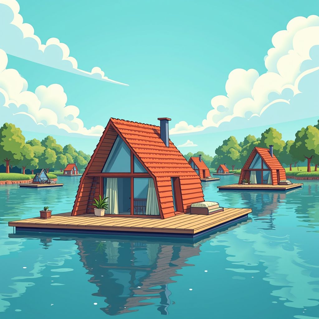 Nederlandse drijvende huizen veroveren de wereld als klimaatoplossing tegen overstroming