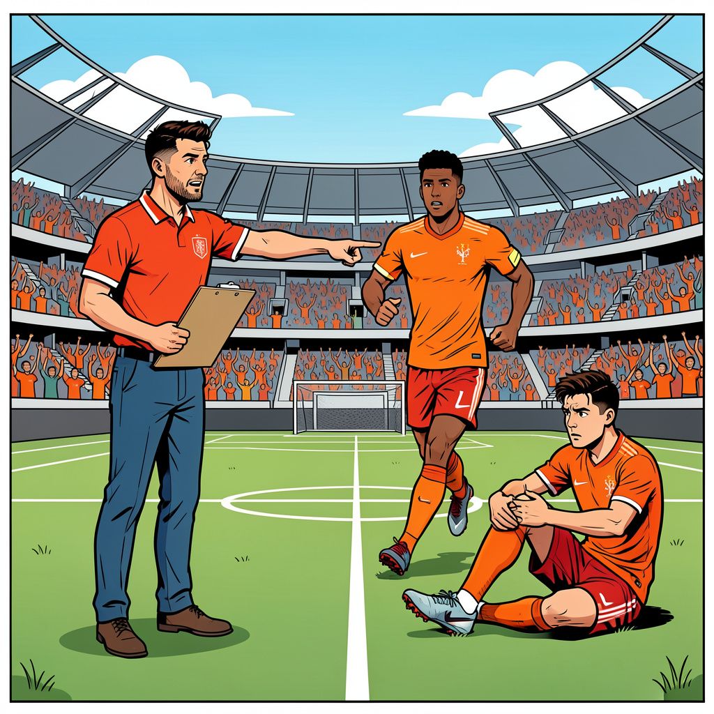 Bondscoach Xavi haalt Joshua Zirkzee bij Oranje na het uitvallen van Brian Brobbey.