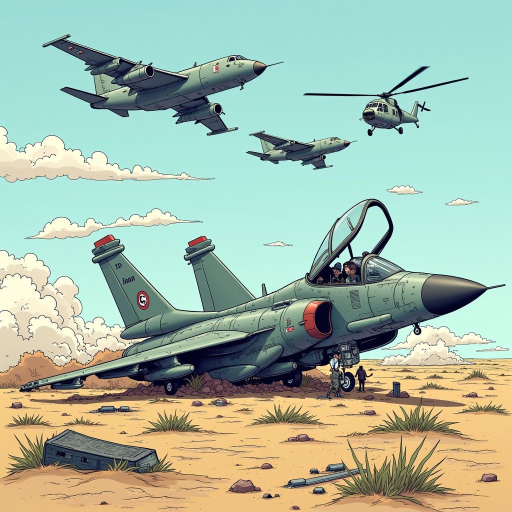 Amerikaanse gevechtspiloot voor het eerst neergeschoten boven Iran terwijl reddingsmissie loopt